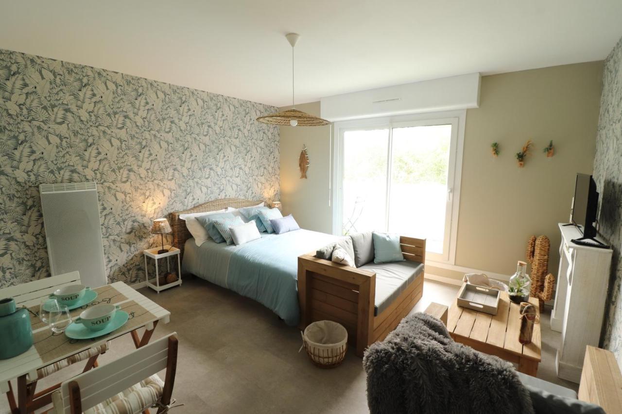 Les Platanes Apartment Saint-Lo Luaran gambar